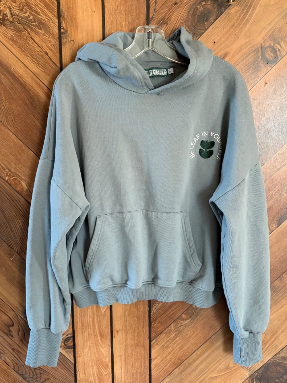 NWOT GIRL DANGEROUS Grow Your Own Way Hooded Hoodie Sweatshirt